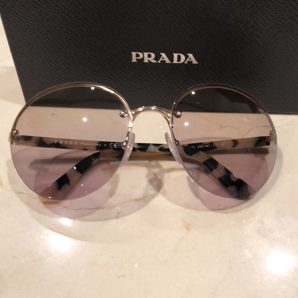 NEW! PRADA Heritage round sunglasses - Picture 3 of 11